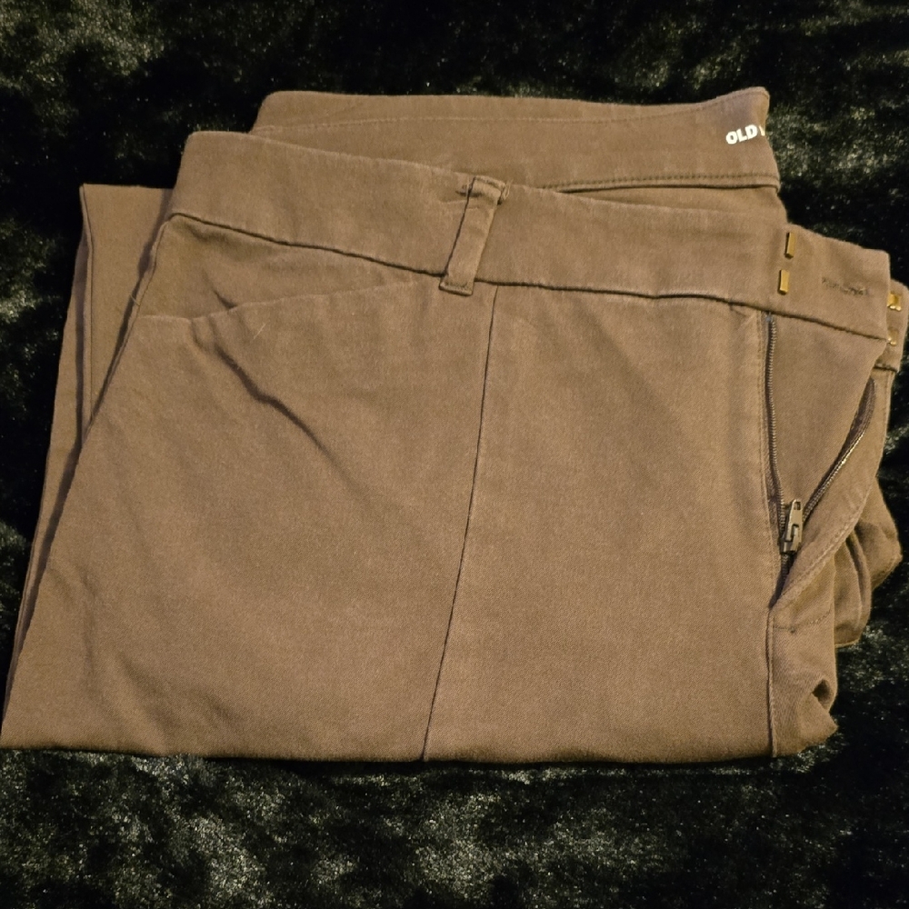 Old Navy Women's Dark Brown Chinos